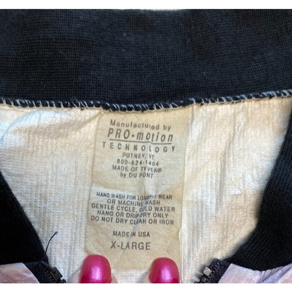 Vintage Bobby Labonte #33 Tyvek Dentyne Nascar Racing Windbreaker Jacket XL USA - Picture 3 of 8